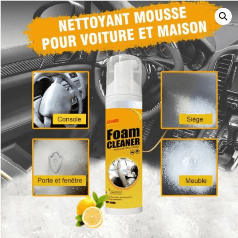 La mousse nettoyante multi-usages